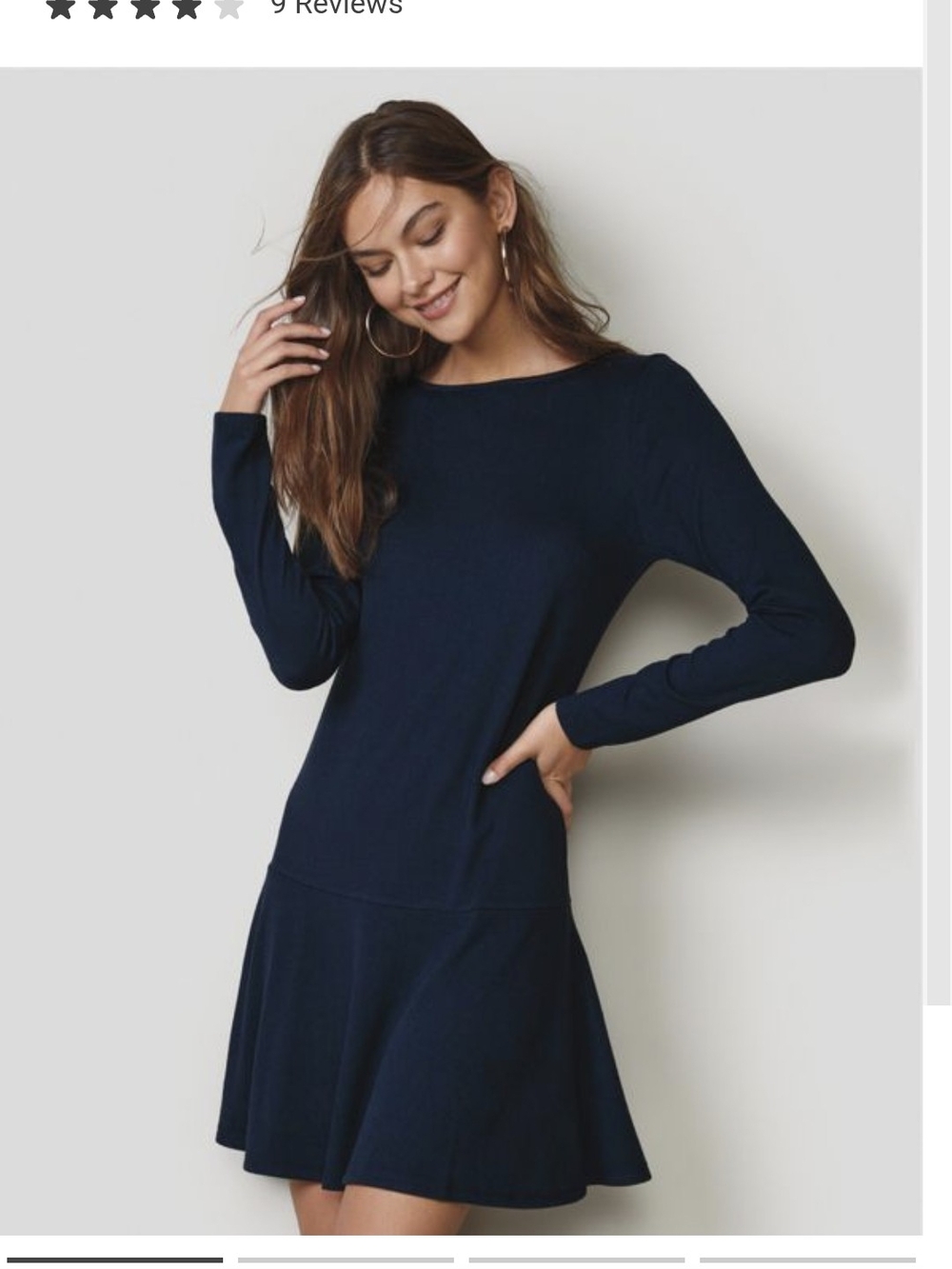 NEW Avon Navy Drop Waist Dress 1X/1T (18W-20)